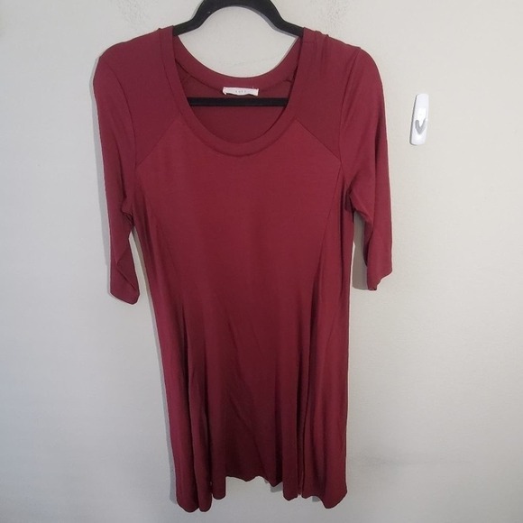 LUSH SUPER soft a line dress long sleeve size‎ med - Picture 1 of 5